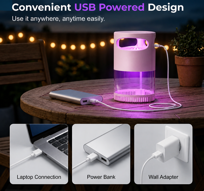 Mosquito Killer Lamp – quiet, USB, chemical-free.